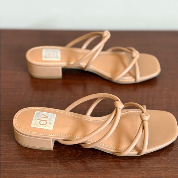 Dolce Vita - Cross Knot Open Toe Sandals - Tan - Picture 4 of 8